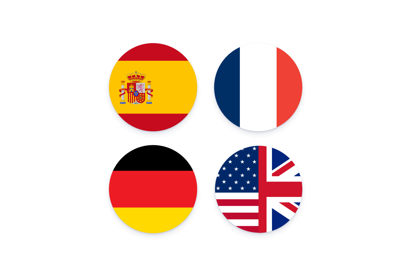 Corrector francés disponible en más idiomas