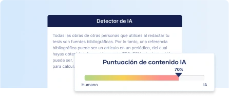 Editor IA para detectar el contenido generado por IA.