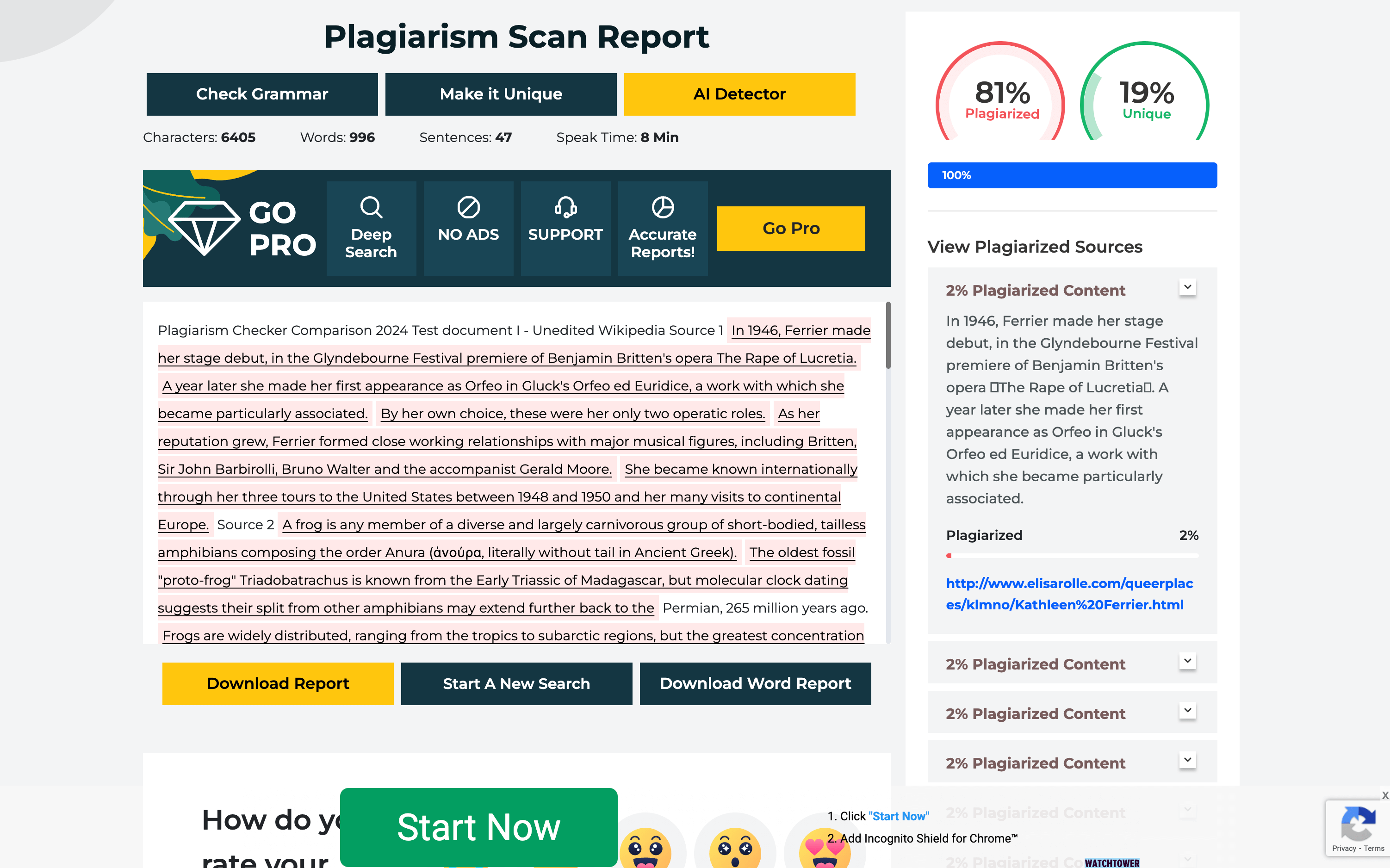 Plagiarism Detector mejor detector de plagio en español